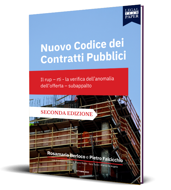 Nuovo Codice Dei Contratti Pubblici Paper Legal Team