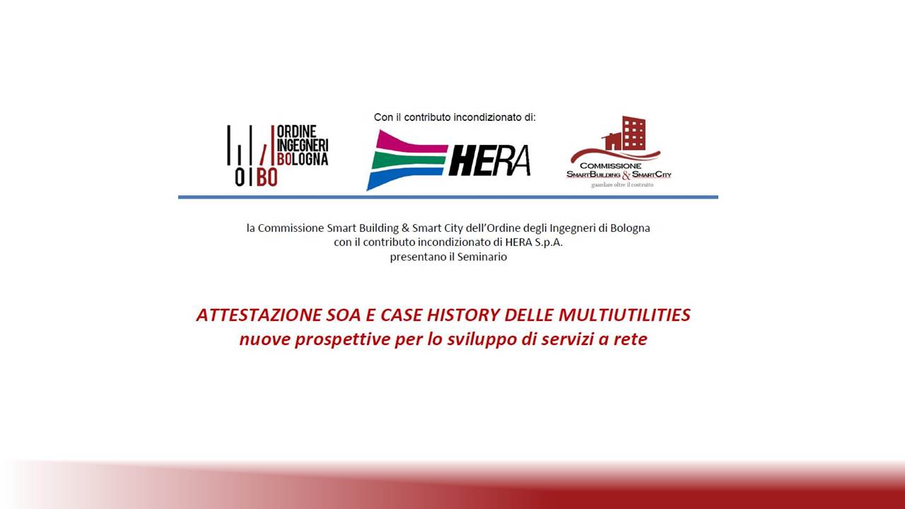 Formazione – Legal Team all'Ordine degli Ingegneri di Bologna con Hera su attestazione SOA e multiutilities